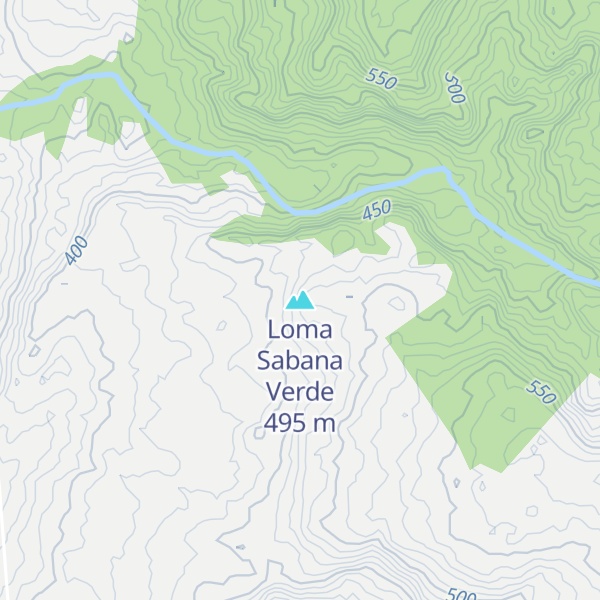 Map of Loma Sabana Verde