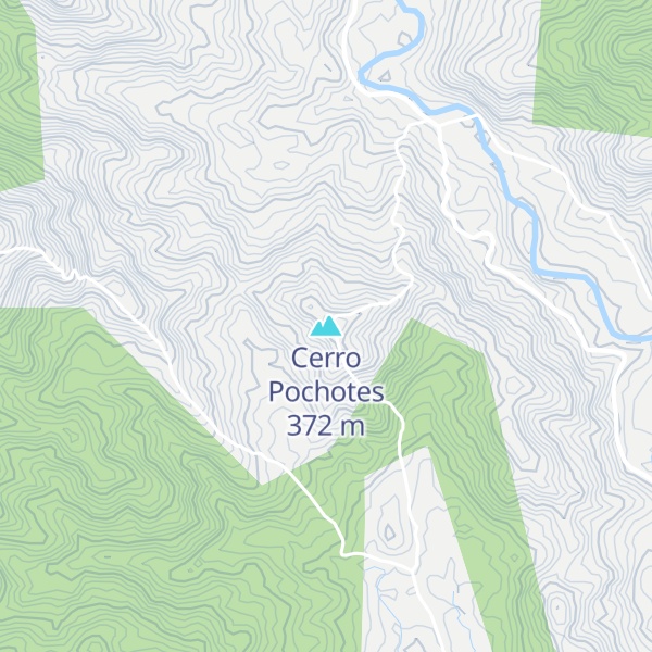 Map of Cerro Pochotes