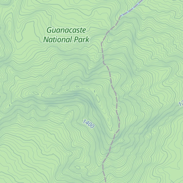 Map of Volcán Cacao