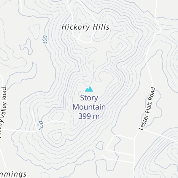 Map of Story Mountain