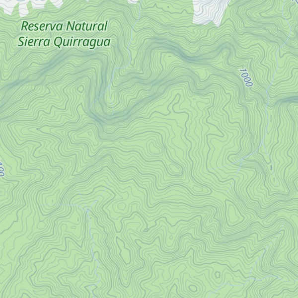 Map of Cerro Quiragua
