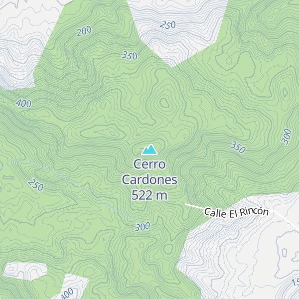 Map of Cerro Cardones