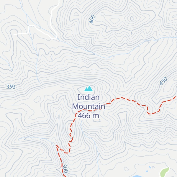 Map of Indian Mountain