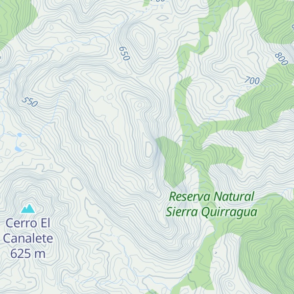 Map of Cerro El Venado