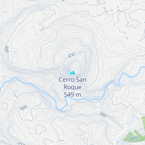 Map of Cerro San Roque
