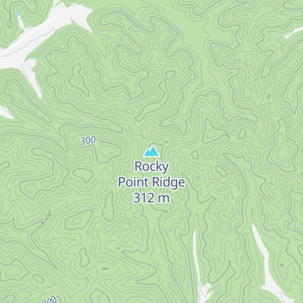 Map of Rocky Point Ridge