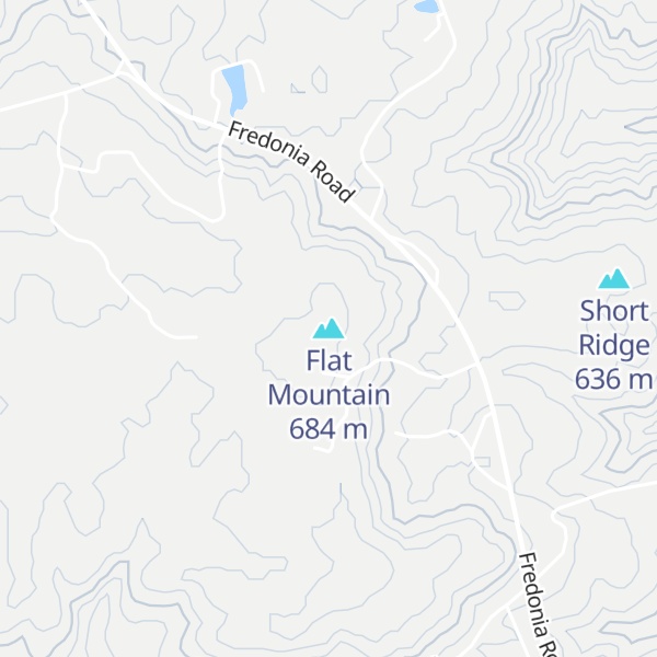 Map of Flat Mountain