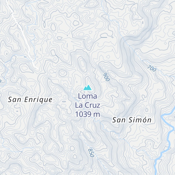 Map of Loma La Cruz