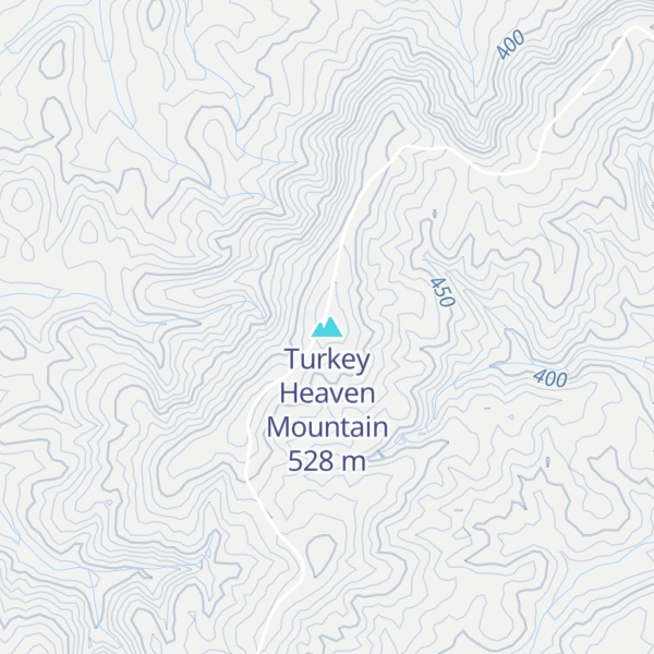Map of Turkey Heaven Mountain