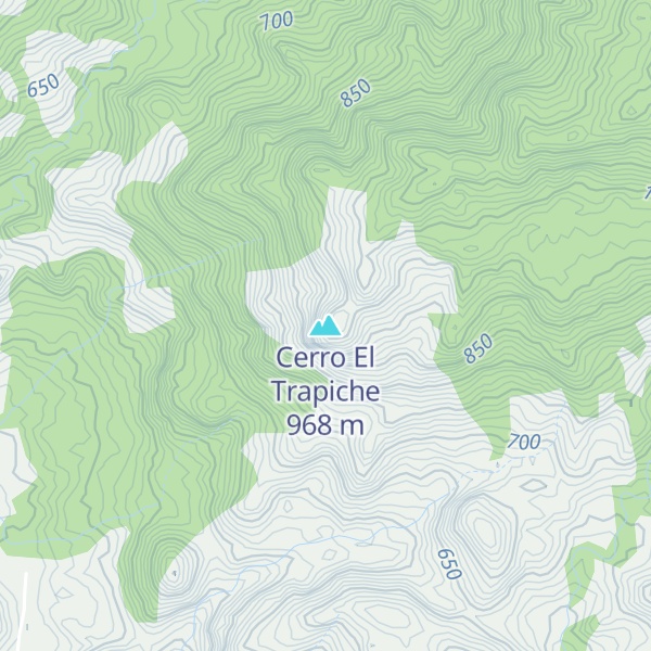 Map of Cerro El Trapiche