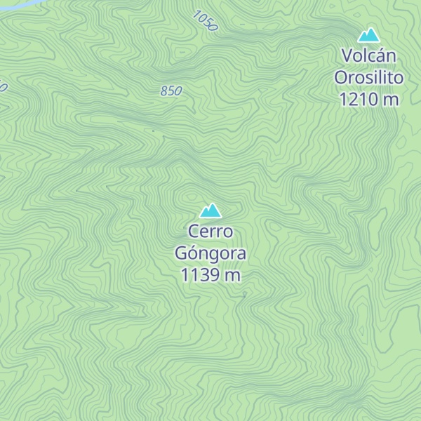 Map of Cerro Góngora