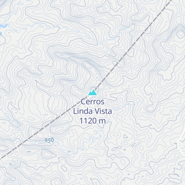 Map of Cerros Linda Vista