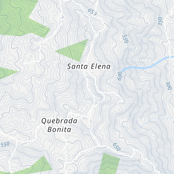 Map of Cerro Santa Elena