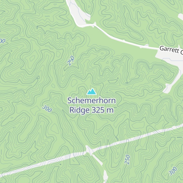 Map of Schemerhorn Ridge