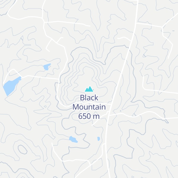 Map of Black Mountain