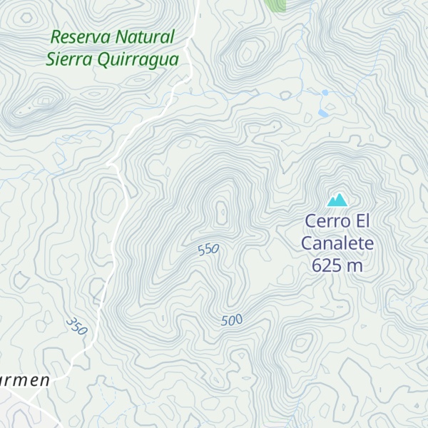 Map of Cerro El Trapiche