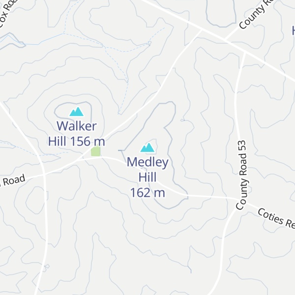 Map of Medley Hill