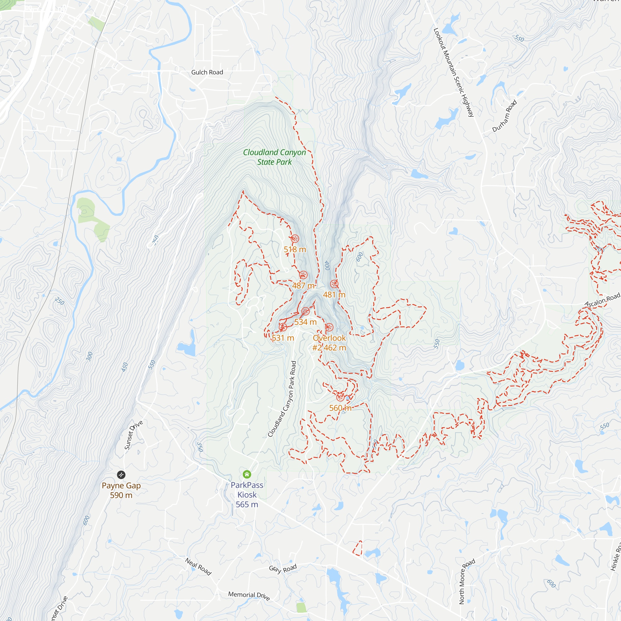 Interpretive Center map