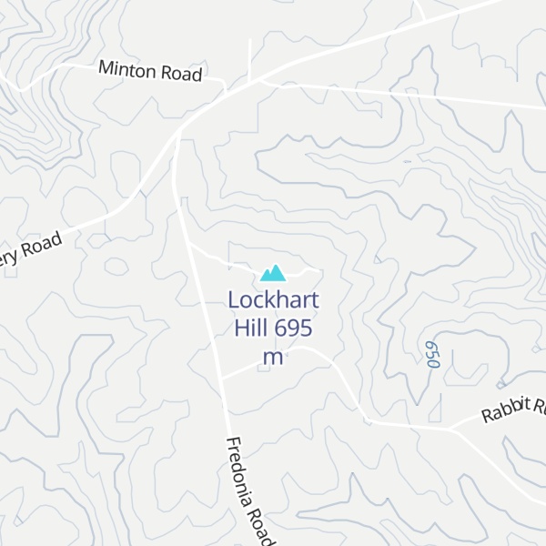 Map of Lockhart Hill