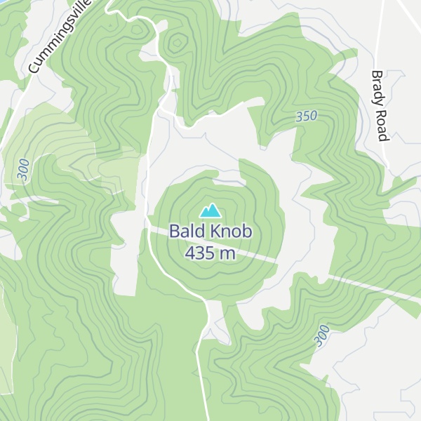 Map of Bald Knob