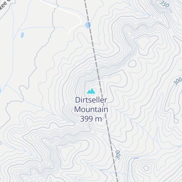 Map of Dirtseller Mountain