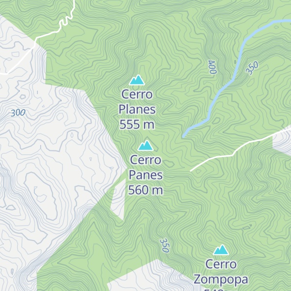 Map of Cerro Panes