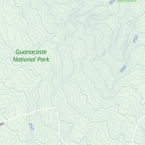 Map of Cerro Nancite