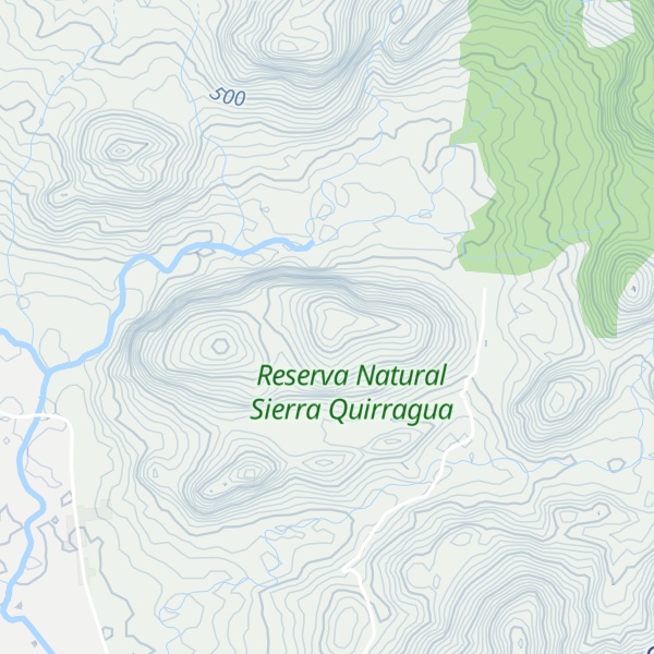 Map of Cerro Peña Blanca