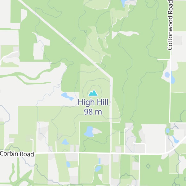 Map of High Hill