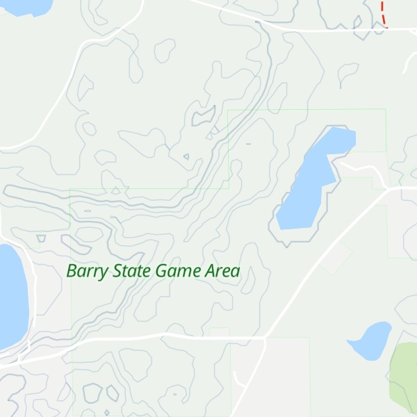 Map of Baird Hill