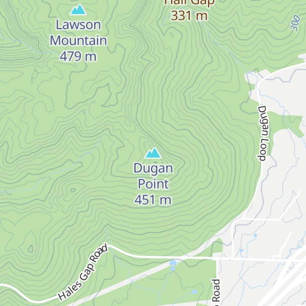 Map of Dugan Point