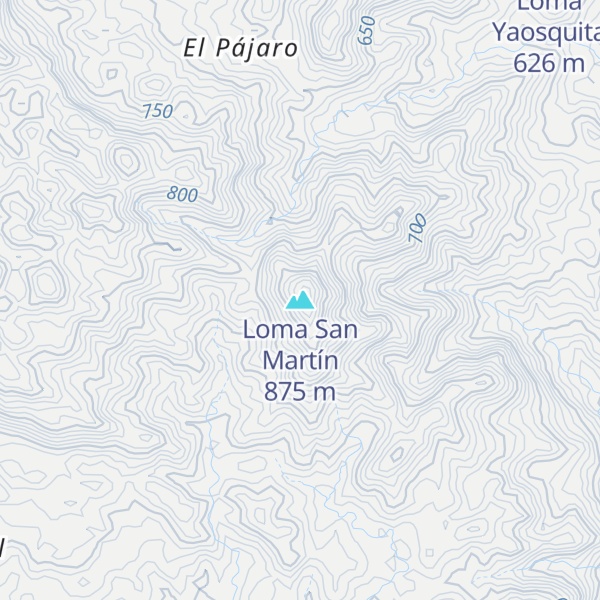 Map of Loma San Martín