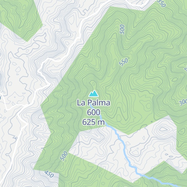 Map of La Palma 600