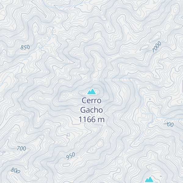 Map of Cerro Gacho