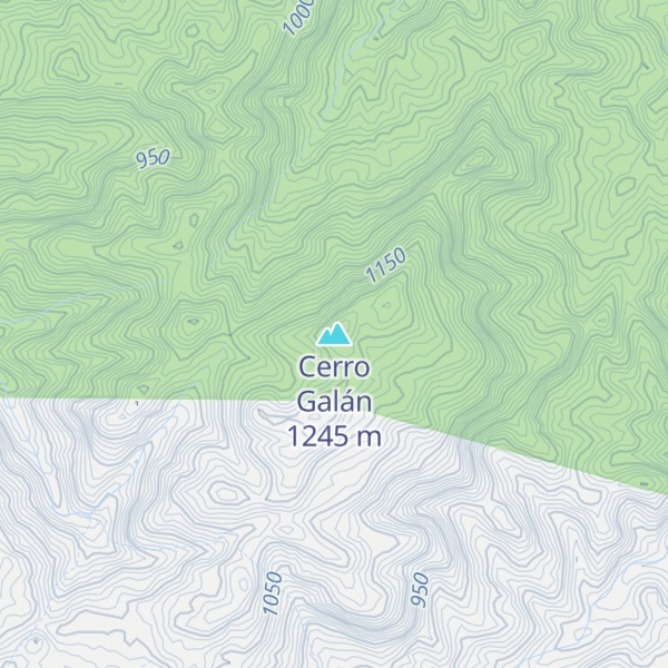 Map of Cerro Galán