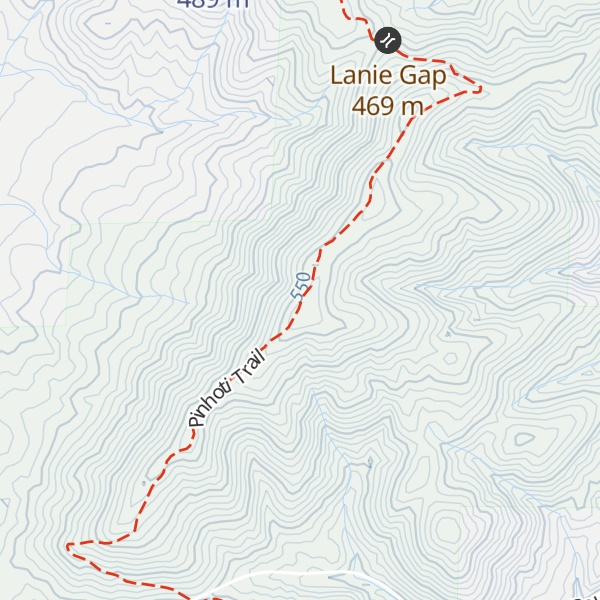 Map of Augusta Mine Ridge