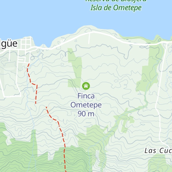 Map of Finca Ometepe