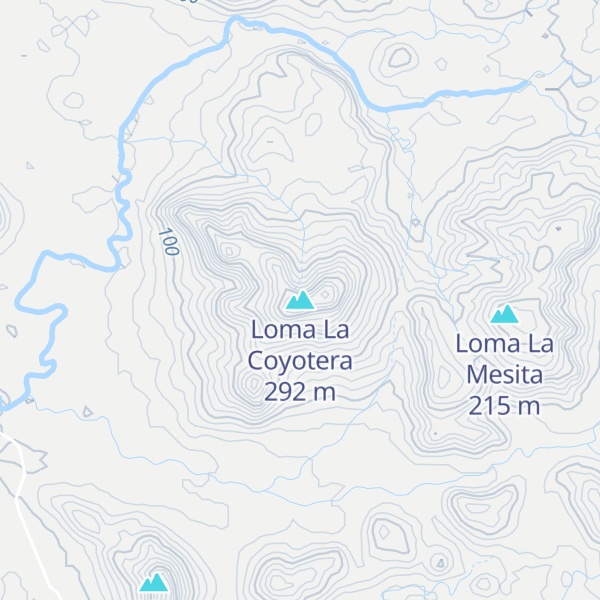 Map of Loma La Coyotera