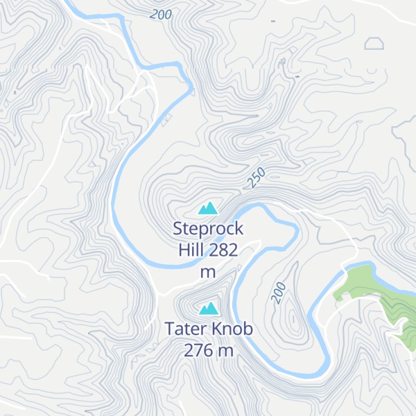 Map of Steprock Hill