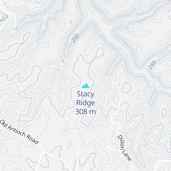 Map of Stacy Ridge