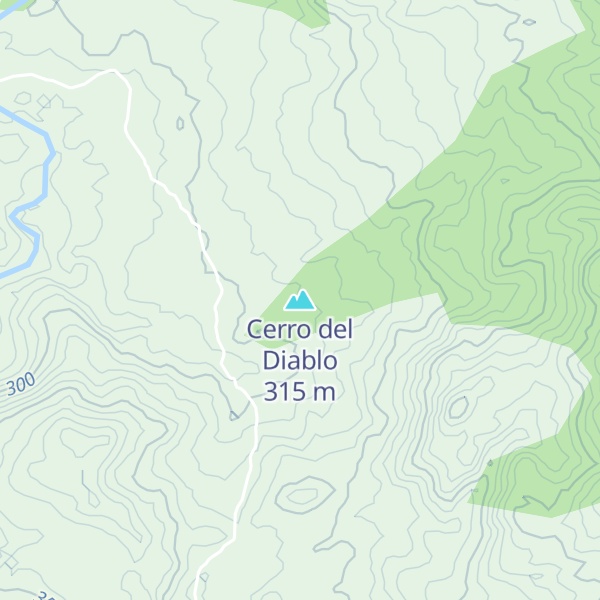 Map of Cerro del Diablo