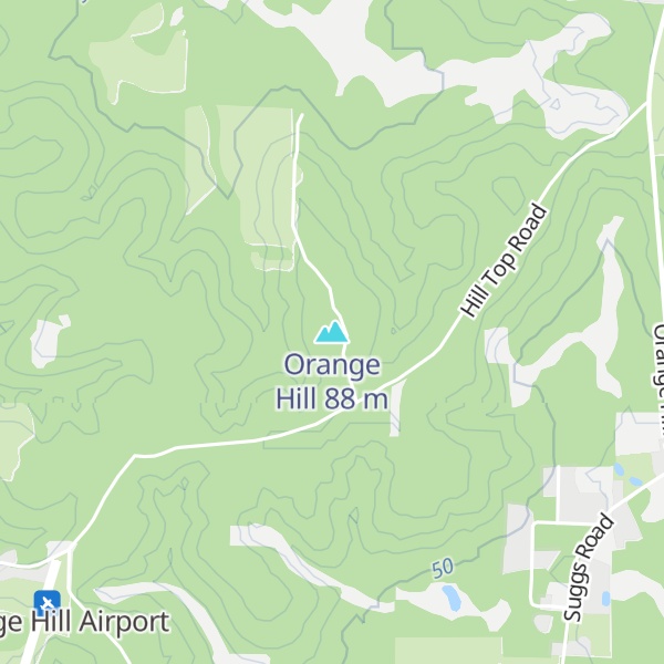 Map of Orange Hill