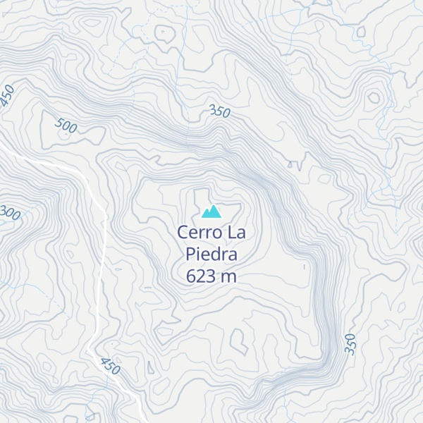 Map of Cerro La Piedra