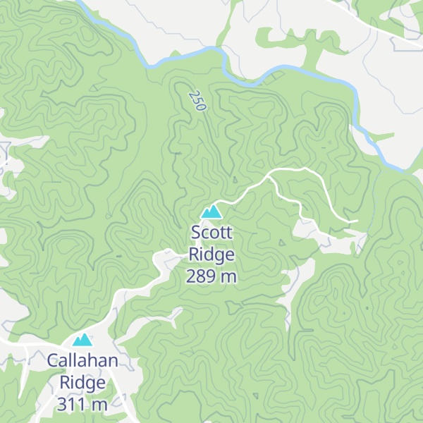 Map of Scott Ridge