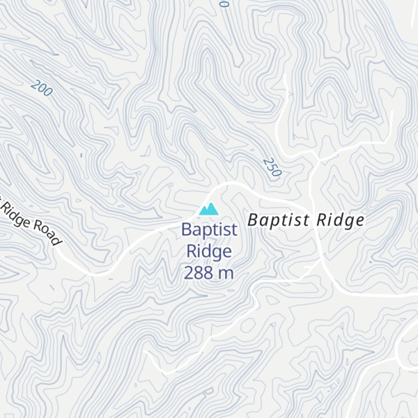 Map of Baptist Ridge