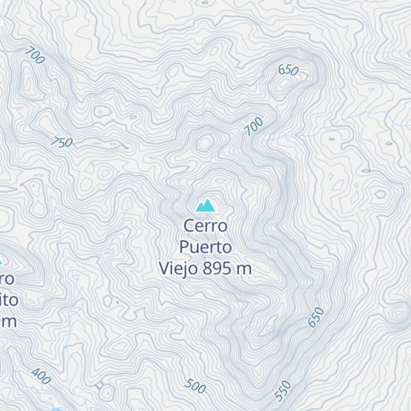Map of Cerro Puerto Viejo