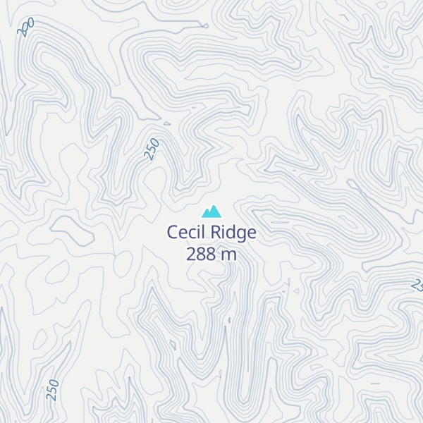 Map of Cecil Ridge