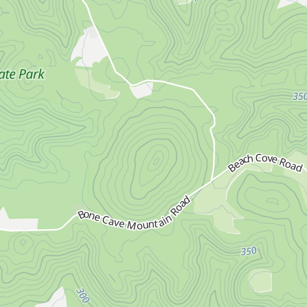 Map of Tandy Knob