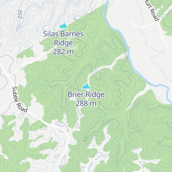 Map of Brier Ridge