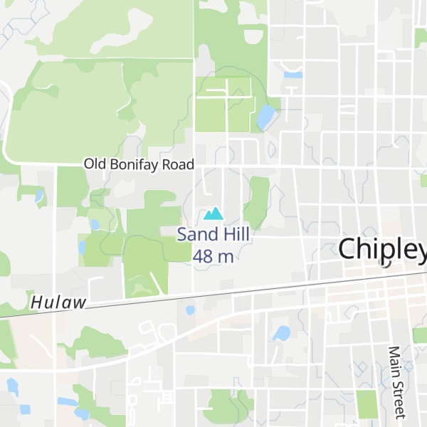 Map of Sand Hill